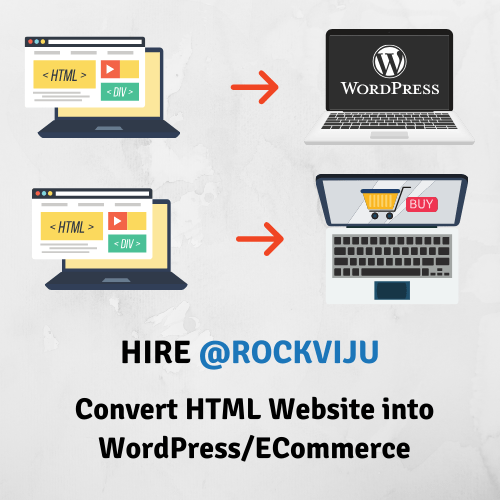 Convert HTML website into WordPress