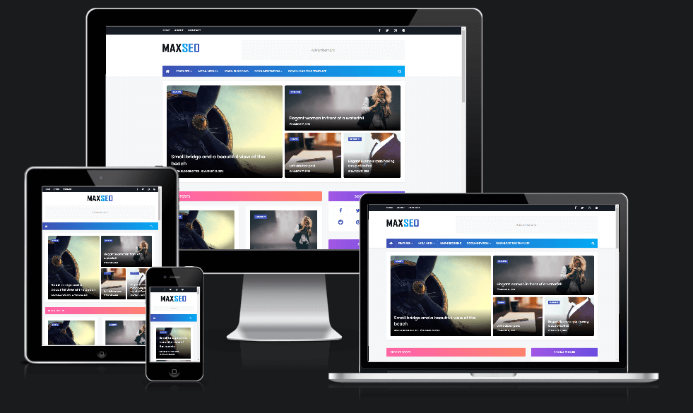 MaxSEO Blogger Template