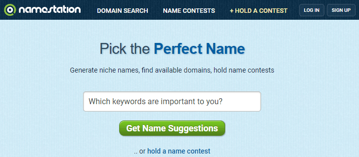 Pick the Perfect Domain Name NameStation Tool