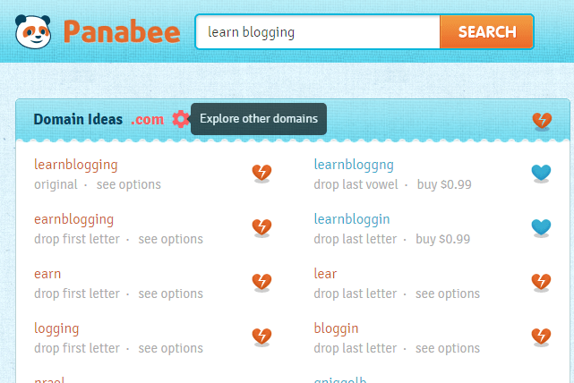 panabee-name-generator-learn-blogging-result-page